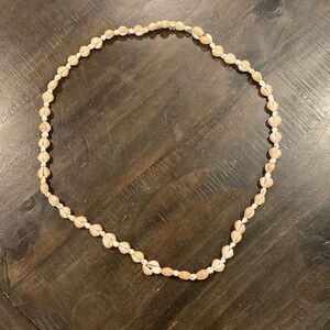 Vintage Hawaiian Cowrie Mix Sea Shell Necklace 18” Length Multicolor Beach Boho